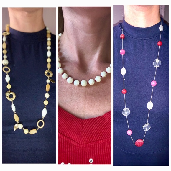 Bundle of Beaded Necklaces - 3 for 20 - Picture 1 of 9